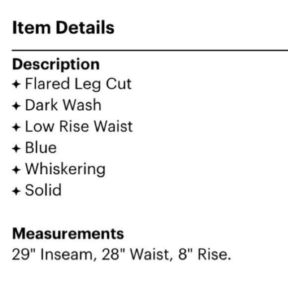 Paper Denim & Cloth | Flare Leg Dark Wash Jeans 25 - Picture 5 of 5